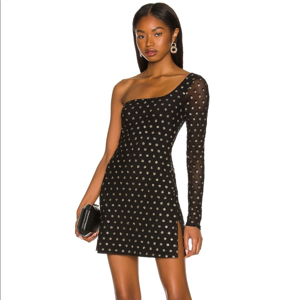 NEW Lovers & Friends One Shoulder Mini Dress